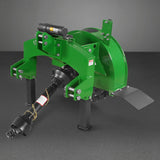 MechMaxx 3-Point PTO Stump Grinder with 44 Carbide Teeth (PTO Shaft Included with Slip Clutch), for 35-80HP Tractor, SG28 – Green