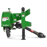 MechMaxx 3-Point PTO Stump Grinder with 44 Carbide Teeth (PTO Shaft Included with Slip Clutch), for 35-80HP Tractor, SG28 – Green