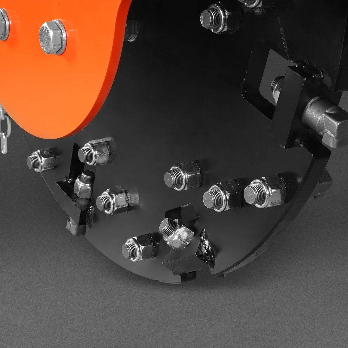 MechMaxx 3-Point PTO Stump Grinder with 34 Carbide Teeth (PTO Shaft Included with Slip Clutch), for 15-45HP Tractor, SG24PRO – Orange