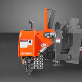 MechMaxx 3-Point PTO Stump Grinder with 34 Carbide Teeth (PTO Shaft Included with Slip Clutch), for 15-45HP Tractor, SG24PRO – Orange