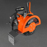 MechMaxx 3-Point PTO Stump Grinder with 34 Carbide Teeth (PTO Shaft Included with Slip Clutch), for 15-45HP Tractor, SG24PRO – Orange