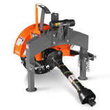 MechMaxx 3-Point PTO Stump Grinder with 34 Carbide Teeth (PTO Shaft Included with Slip Clutch), for 15-45HP Tractor, SG24PRO – Orange