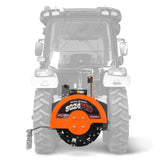 MechMaxx 3-Point PTO Stump Grinder with 34 Carbide Teeth (PTO Shaft Included with Slip Clutch), for 15-45HP Tractor, SG24PRO – Orange