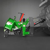 MechMaxx 3-Point PTO Stump Grinder with 34 Carbide Teeth (PTO Shaft Included with Slip Clutch), for 15-45HP Tractor, SG24PRO – Green