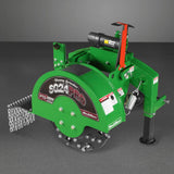 MechMaxx 3-Point PTO Stump Grinder with 34 Carbide Teeth (PTO Shaft Included with Slip Clutch), for 15-45HP Tractor, SG24PRO – Green