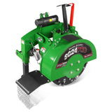 MechMaxx 3-Point PTO Stump Grinder with 34 Carbide Teeth (PTO Shaft Included with Slip Clutch), for 15-45HP Tractor, SG24PRO – Green