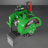 MechMaxx 3-Point PTO Stump Grinder with 34 Carbide Teeth (PTO Shaft Included with Slip Clutch), for 15-45HP Tractor, SG24PRO – Green
