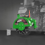 MechMaxx 3-Point PTO Stump Grinder with 34 Carbide Teeth (PTO Shaft Included with Slip Clutch), for 15-45HP Tractor, SG24PRO – Green