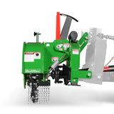 MechMaxx 3-Point PTO Stump Grinder with 34 Carbide Teeth (PTO Shaft Included with Slip Clutch), for 15-45HP Tractor, SG24PRO – Green