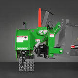 MechMaxx 3-Point PTO Stump Grinder with 34 Carbide Teeth (PTO Shaft Included with Slip Clutch), for 15-45HP Tractor, SG24PRO – Green