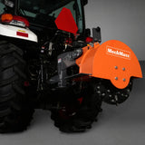 MechMaxx 3-Point PTO Stump Grinder & Wood Chipper Bundle – Orange
