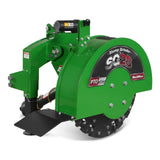 MechMaxx 3-Point PTO Stump Grinder with 44 Carbide Teeth (PTO Shaft Included with Slip Clutch), for 35-80HP Tractor, SG28 – Green