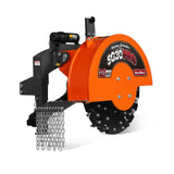 MechMaxx 3-Point PTO Stump Grinder, 30 in Flywheel, 40-100HP, with 44 Carbide Teeth (PTO Shaft Included with Slip Clutch), SG30PRO – Orange