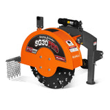MechMaxx 3-Point PTO Stump Grinder, 30 in Flywheel, 40-100HP, with 44 Carbide Teeth (PTO Shaft Included with Slip Clutch), SG30PRO – Orange