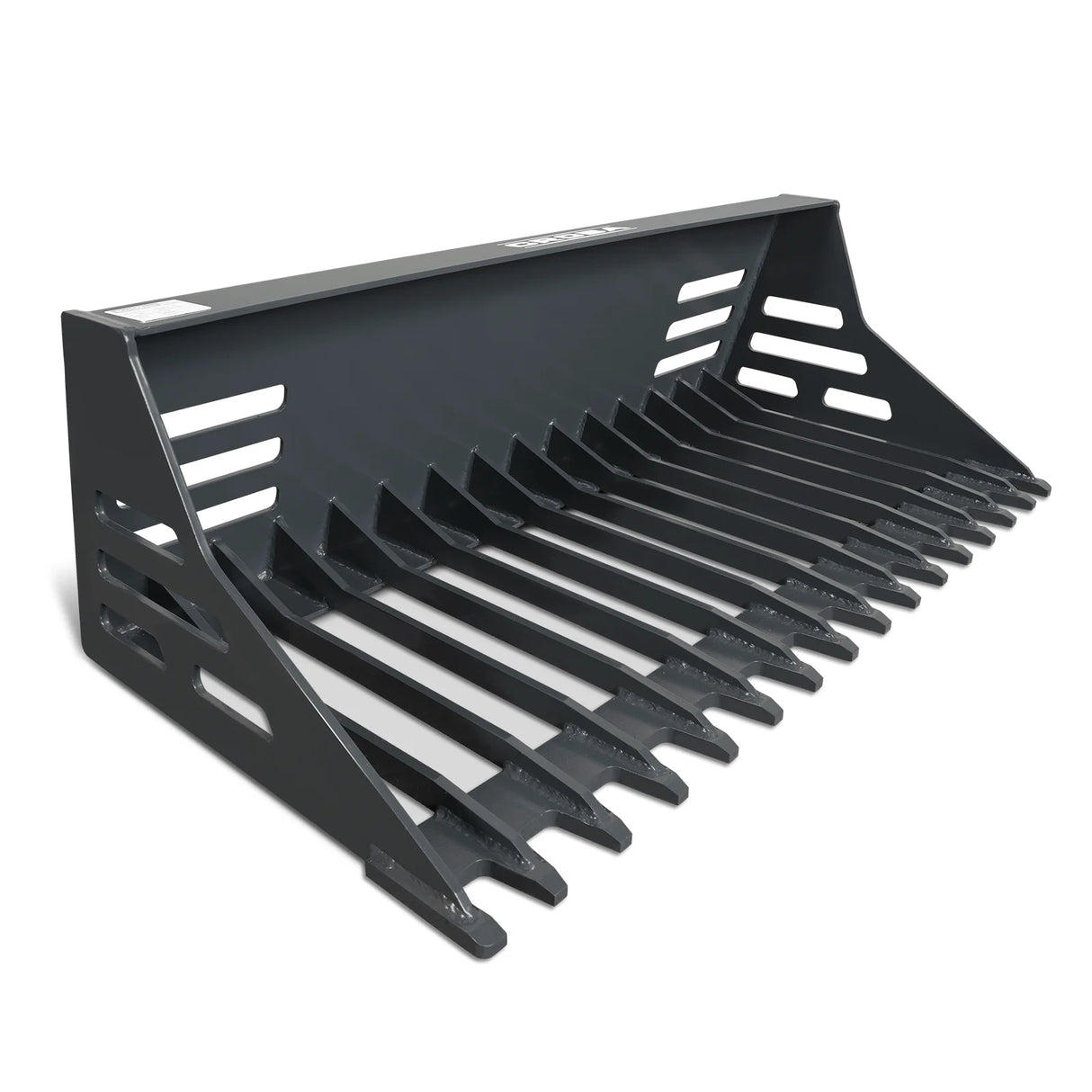 44'' Mini Skid Steer Rock Bucket,  25'' Overall Depth
