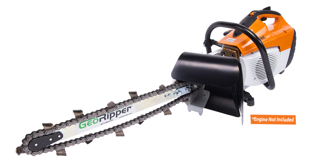 MiniTrencher GeoRipper T/A S400 Trenching Attachment for Stihl