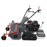 MechMaxx 27" Walk Behind Flail Mower,  10HP 302cc,  Self-Propelled,  Tracked,  Electric Start,  SFM27T