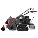 MechMaxx 27" Walk Behind Flail Mower,  10HP 302cc,  Self-Propelled,  Tracked,  Electric Start,  SFM27T