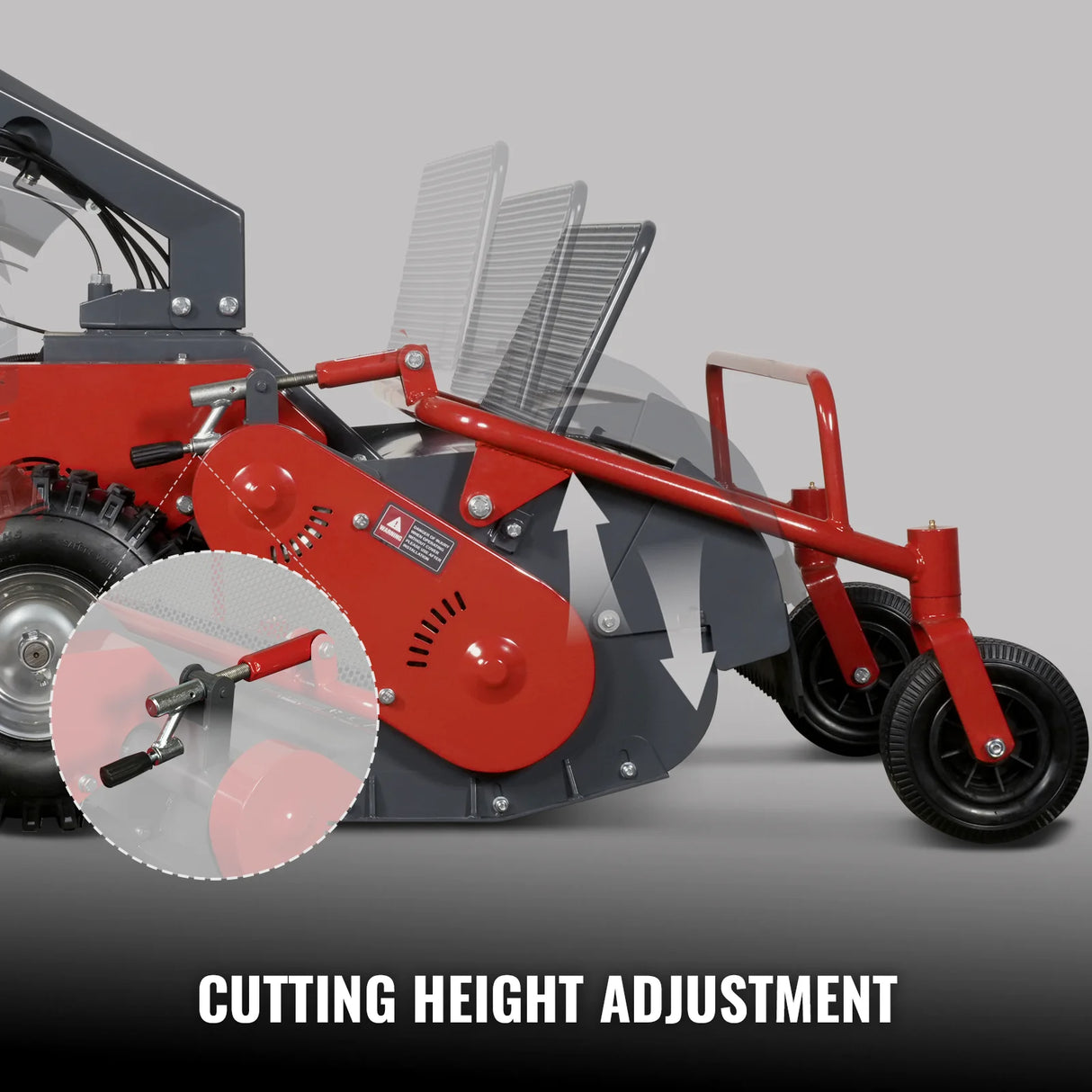 MechMaxx 27" Walk Behind Flail Mower,  10HP 302cc,  Self-Propelled,  Tracked,  Electric Start,  SFM27T