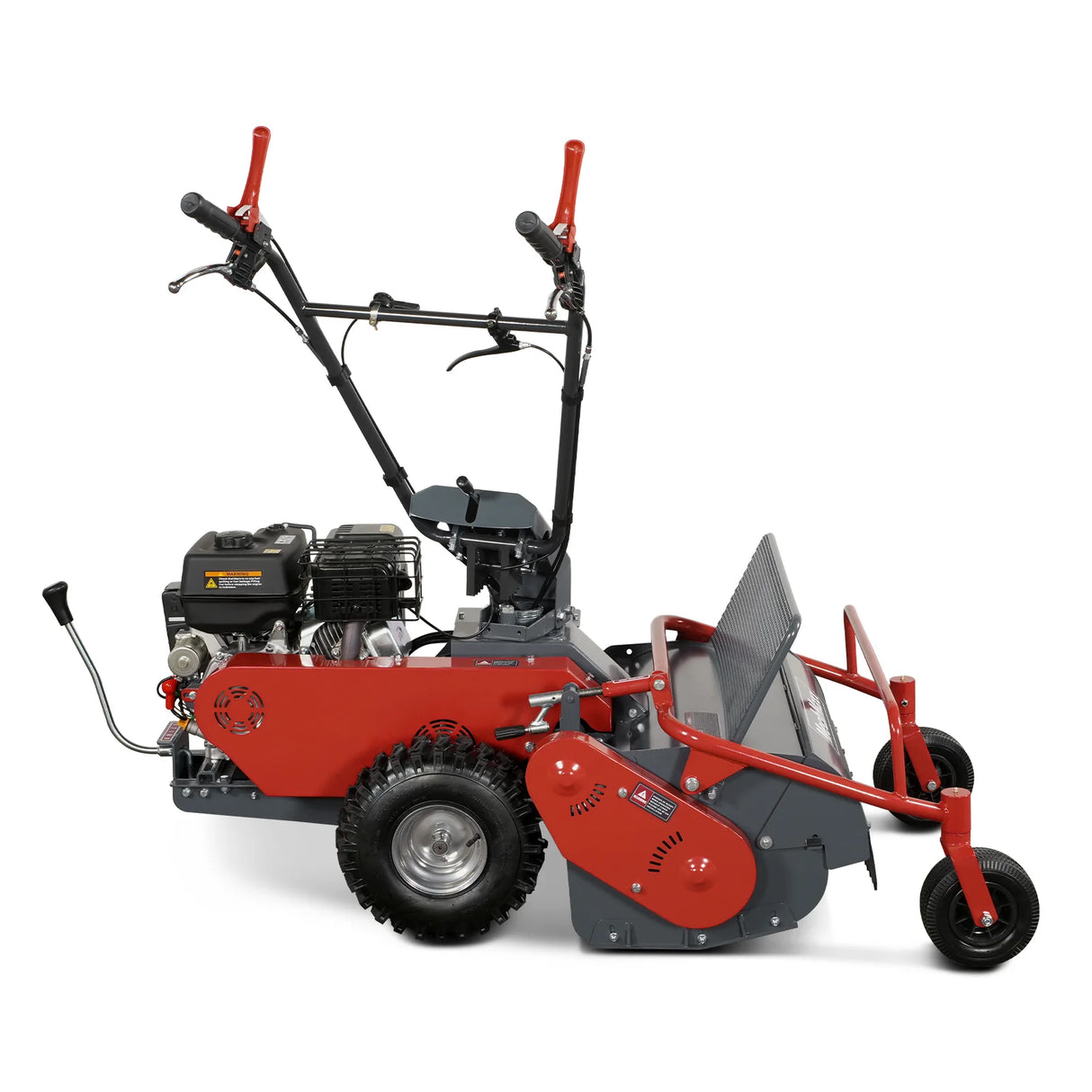 MechMaxx 27" Walk Behind Flail Mower,  10HP 302cc,  Self-Propelled,  Wheeled,  Electric Start,  SFM27W