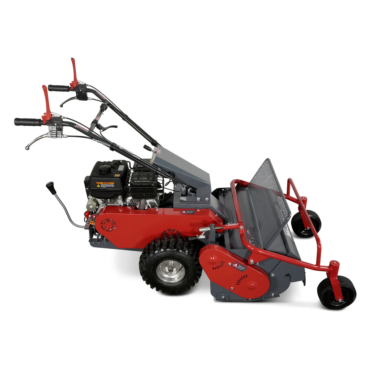MechMaxx 27" Walk Behind Flail Mower,  10HP 302cc,  Self-Propelled,  Wheeled,  Electric Start,  SFM27W