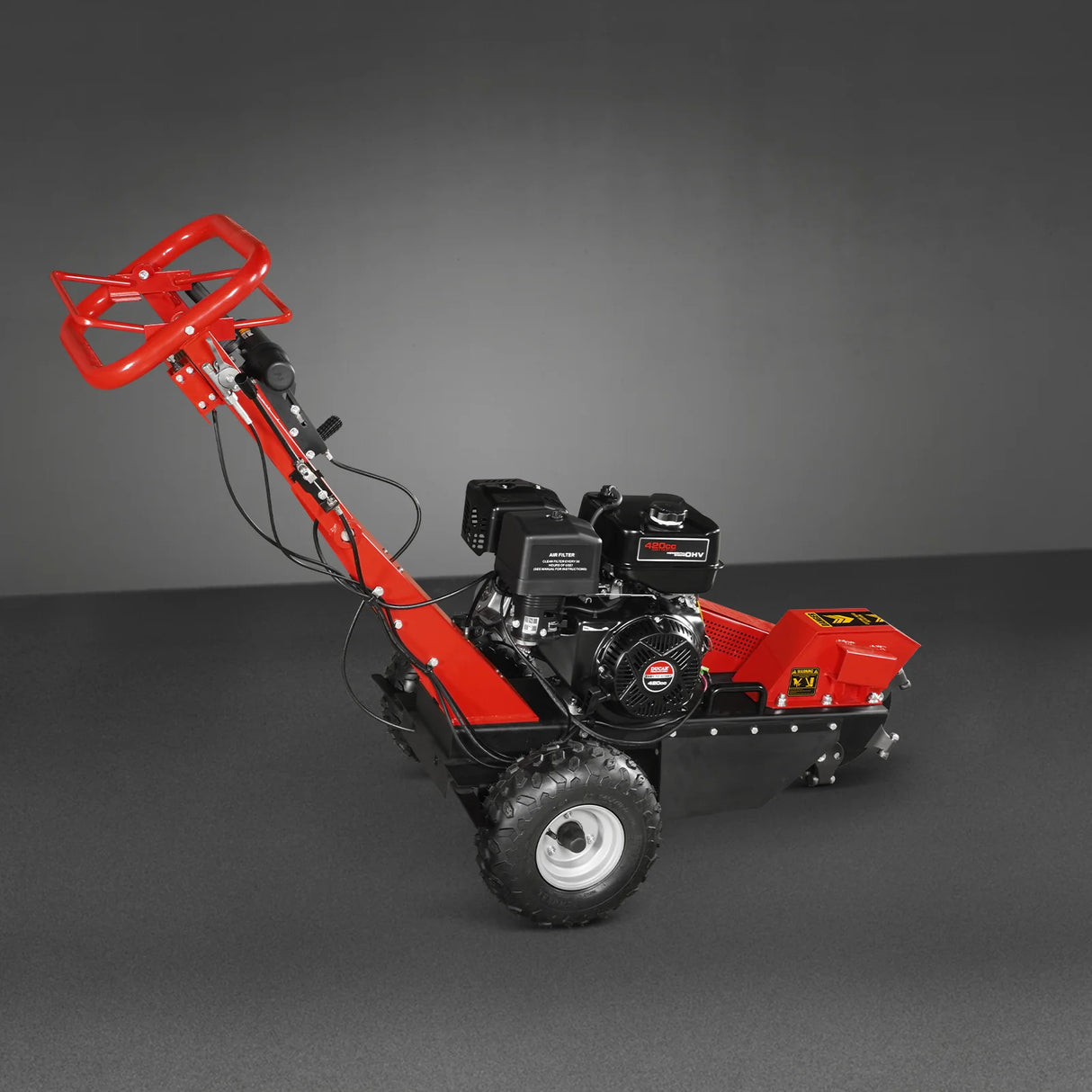 MechMaxx 15 inch 15HP 420cc DUCAR E-Start Stump Grinder with Tow Bar,  SG380