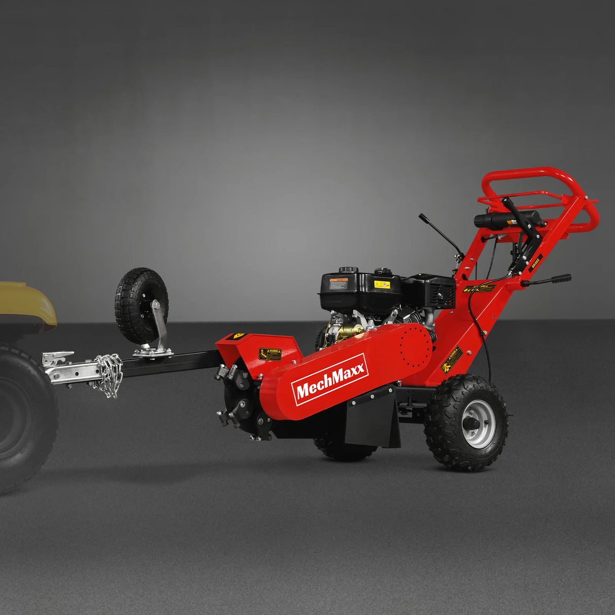 MechMaxx 15 inch 15HP 420cc DUCAR E-Start Stump Grinder with Tow Bar,  SG380