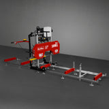 MechMaxx 22" Portable Sawmill, 224cc 7HP DUCAR Gasoline Engine, 18" Board Width, 13' Track Length, SM-22
