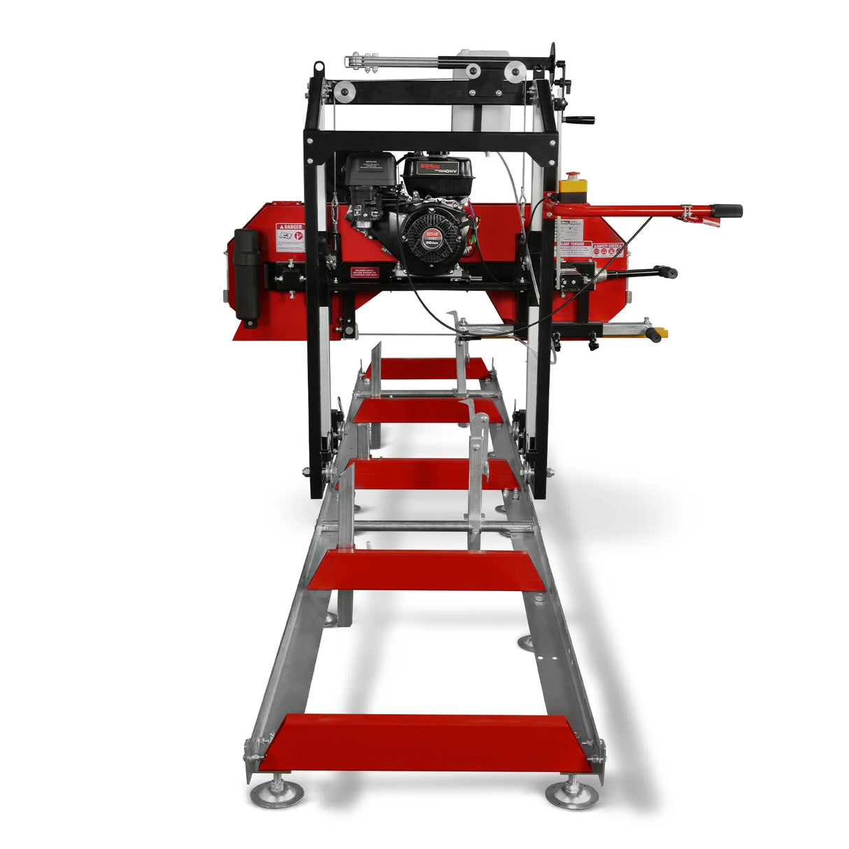 MechMaxx 22" Portable Sawmill, 224cc 7HP DUCAR Gasoline Engine, 18" Board Width, 13' Track Length, SM-22