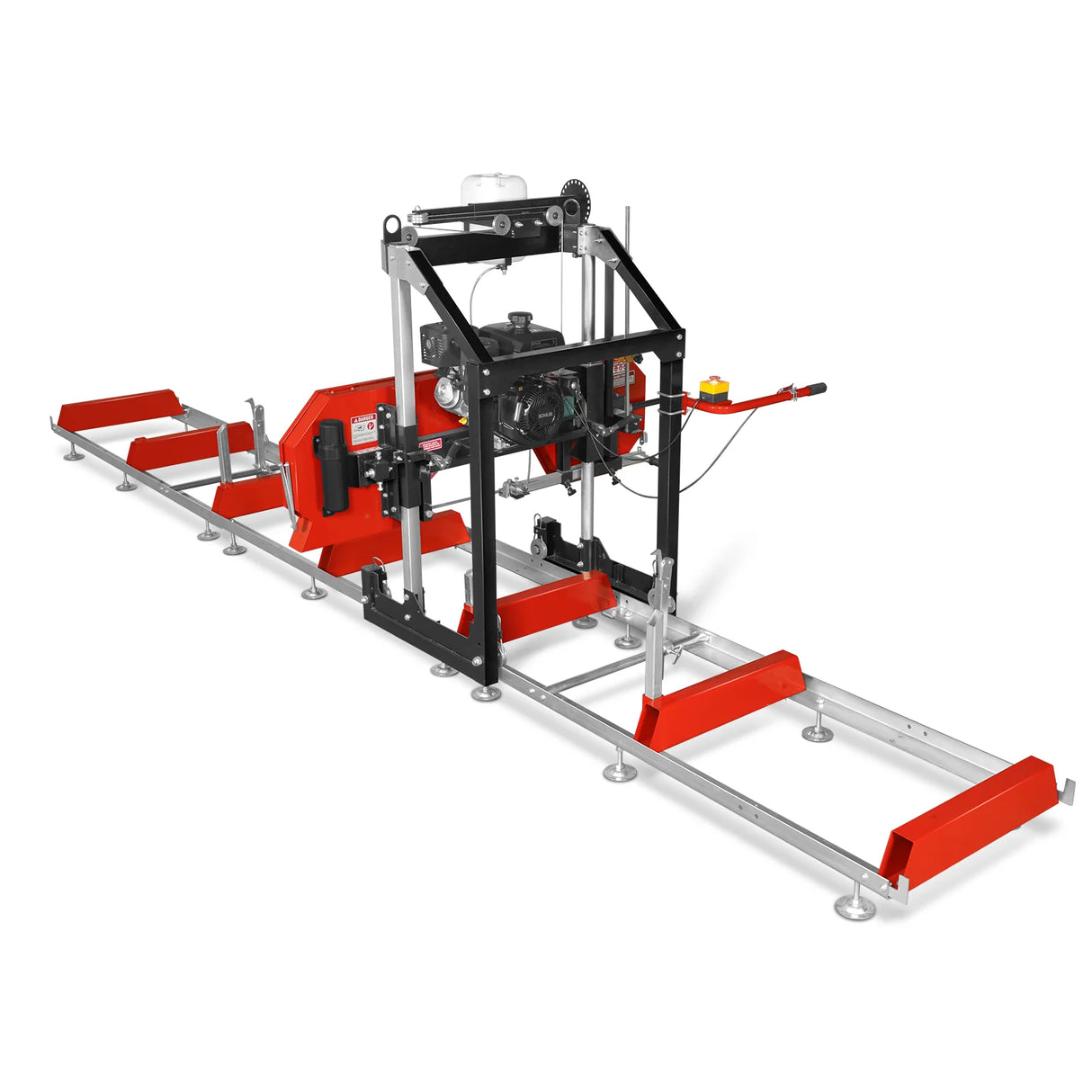 MechMaxx 26" Portable Sawmill (5x Blades Included), KOHLER CH440 429cc E-Start Gasoline Engine, 20" Board Width, 20' Track Length (13' Track Length + 6.4' Track Extension Included), SM-26