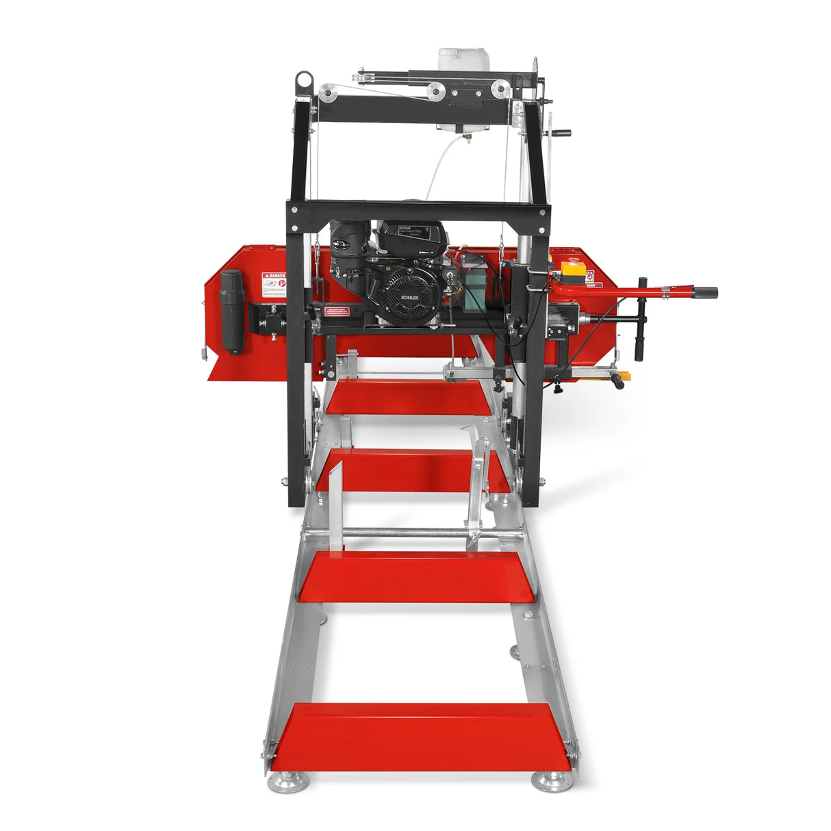 MechMaxx 26" Portable Sawmill (5x Blades Included), KOHLER CH440 429cc E-Start Gasoline Engine, 20" Board Width, 20' Track Length (13' Track Length + 6.4' Track Extension Included), SM-26