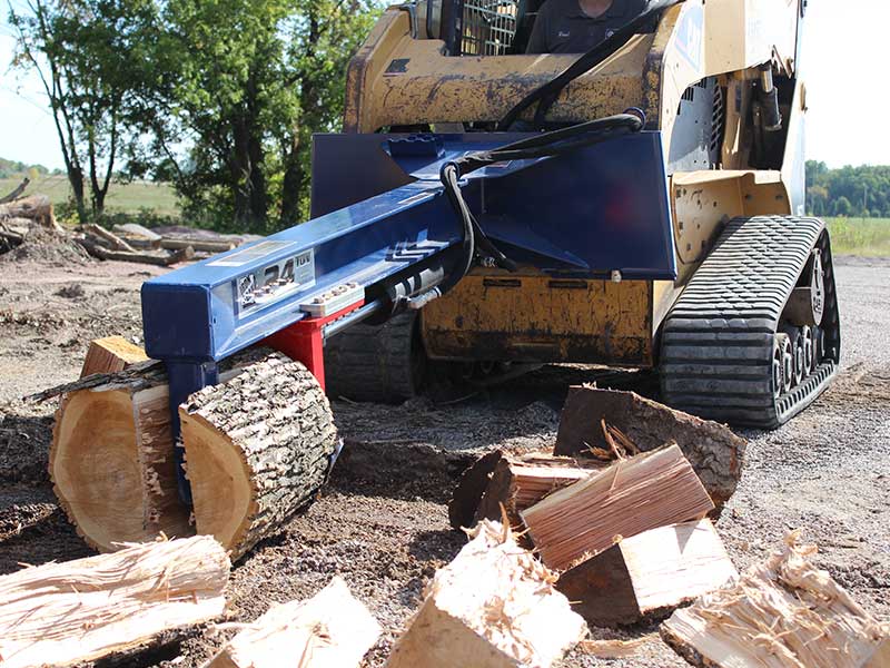 Iron & Oak 24-Ton Skid Steer Log Splitter – SMH2419