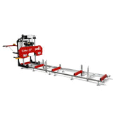 MechMaxx 22" Portable Sawmill, KOHLER 9.5hp 277cc Gasoline Engine, 18" Board Width, 13' Track Length, SM-22