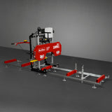 MechMaxx 22" Portable Sawmill, KOHLER 9.5hp 277cc Gasoline Engine, 18" Board Width, 13' Track Length, SM-22