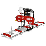 MechMaxx 22" Portable Sawmill, 274cc 8.1HP Gasoline Engine, 18" Board Width, 13' Track Length, SM-22