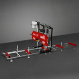 MechMaxx 22" Portable Sawmill, KOHLER 9.5hp 277cc Gasoline Engine, 18" Board Width, 13' Track Length, SM-22