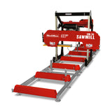 MechMaxx 36" MAX Portable Sawmill, 25HP 688cc HONDA GX690 V-Twin Engine, 36" Board Width, 20' Track Length, (10 x Blades Included), SM-36HMAX