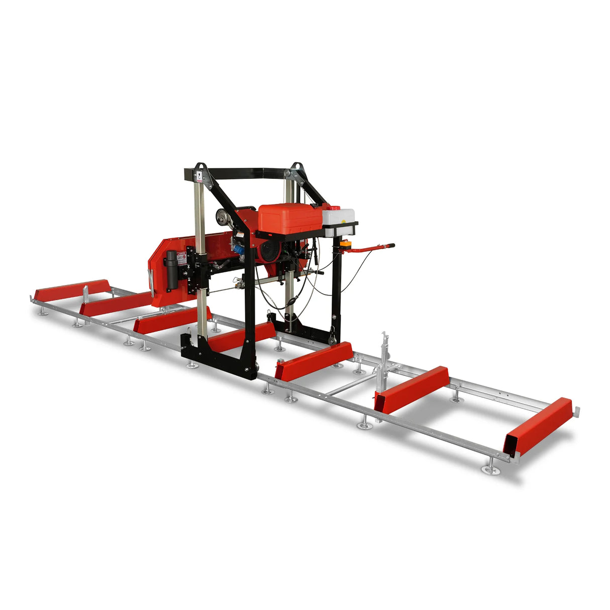 MechMaxx 36" MAX Portable Sawmill, 25HP 688cc HONDA GX690 V-Twin Engine, 36" Board Width, 20' Track Length, (10 x Blades Included), SM-36HMAX