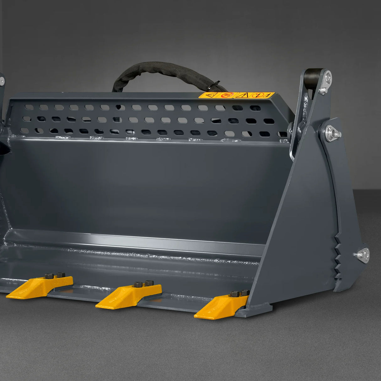 44" 4-In-1 Combo Mini Skid Steer Bucket Attachment With Quick Attach,  Universal Mount