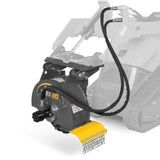 20'' Flywheel Diameter Mini Skid Steer Stump Grinder with 24 Carbide Teeth, MSG20