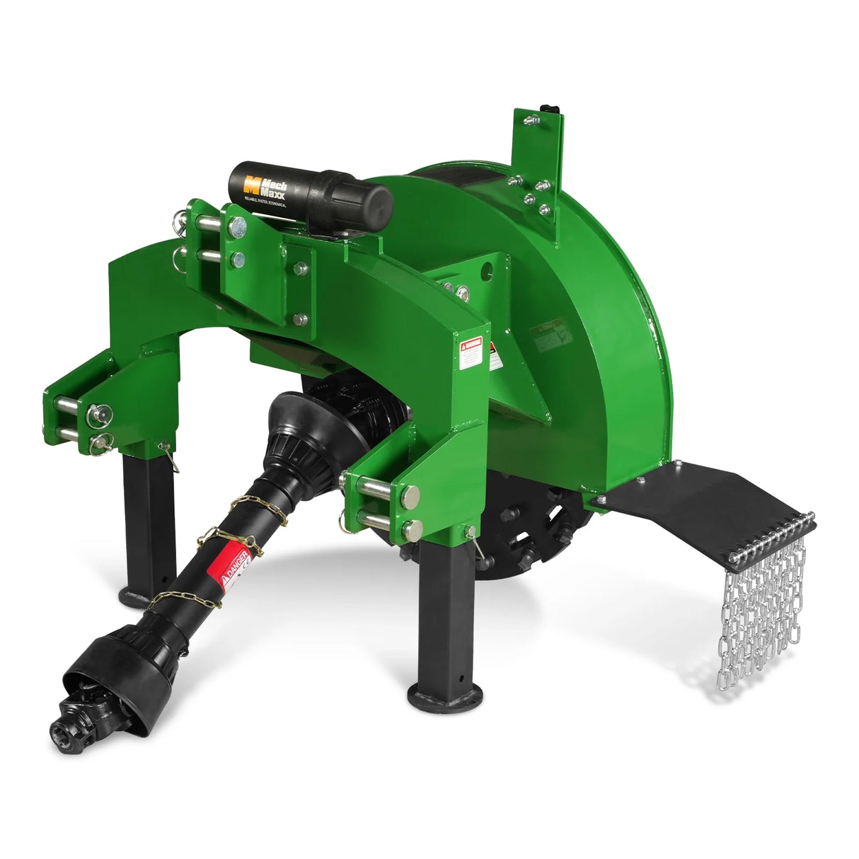 MechMaxx 3-Point PTO Stump Grinder, 30 in Flywheel, 40-100HP, with 44 Carbide Teeth (PTO Shaft Included with Slip Clutch), SG30PRO – Green