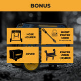 Tri Fuel 7500W Portable Generator Electric Start 120/240V