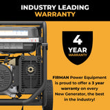 Tri Fuel Portable Generator 9400W Electric Start 120/240V with CO Alert