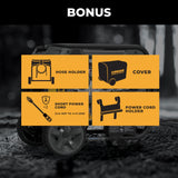 Tri Fuel Portable Generator 9400W Electric Start 120/240V with CO Alert