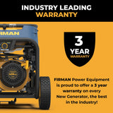 Tri Fuel 8000W Portable Generator Electric Start 120/240V with CO ALERT