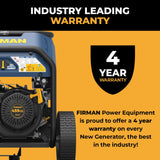 Tri Fuel  Portable Generator 10000/8000W Electric Start With CO Alert