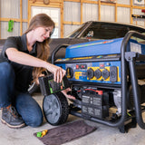 Tri Fuel Portable Generator 11600/9300W Electric Start 120V/240V with Power Cord