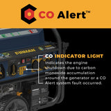 Tri Fuel Portable Generator 11600/9300W Electric Start 120V/240V with Power Cord
