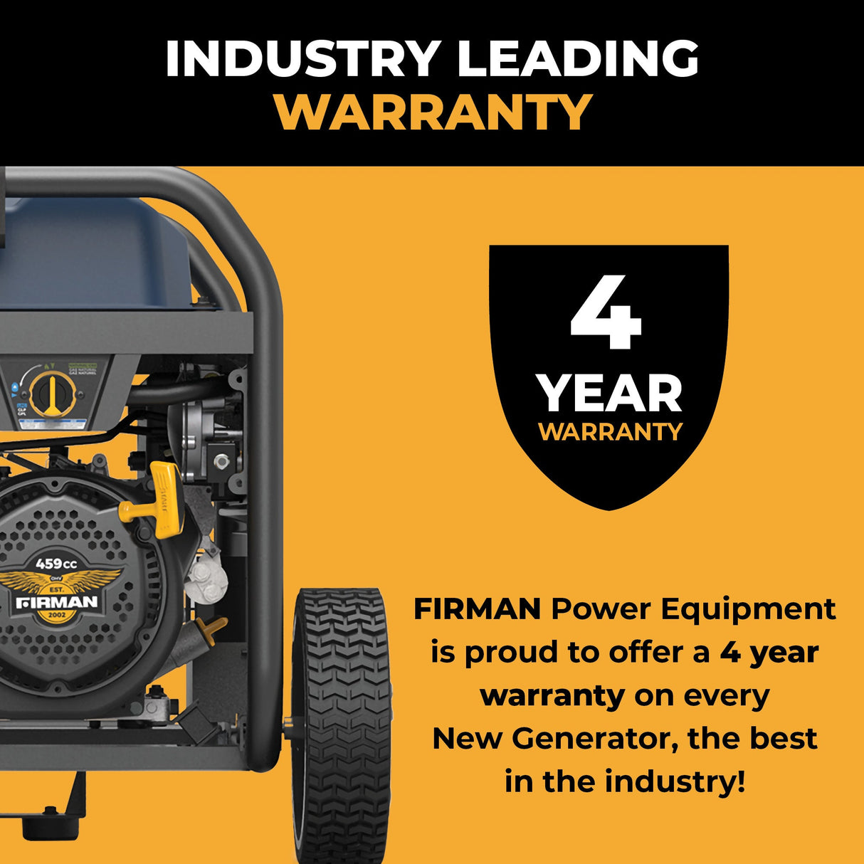 Tri Fuel Portable Generator 11600/9300W Electric Start 120V/240V with Power Cord