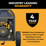 Tri Fuel Portable Generator 11600/9300W Electric Start 120V/240V with Power Cord